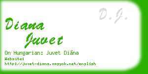 diana juvet business card